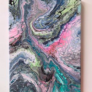 "Follow Your Heart Fool" Abstract Painting